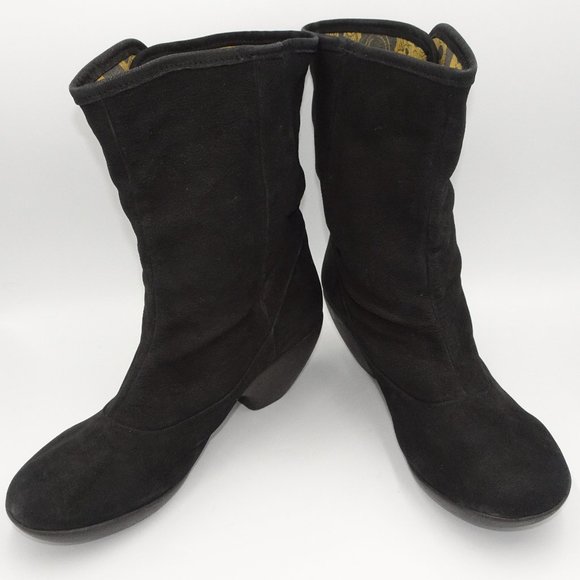 Fly London Blk Suede Slouch Ankle Boots | EUC | 39 - Picture 16 of 16